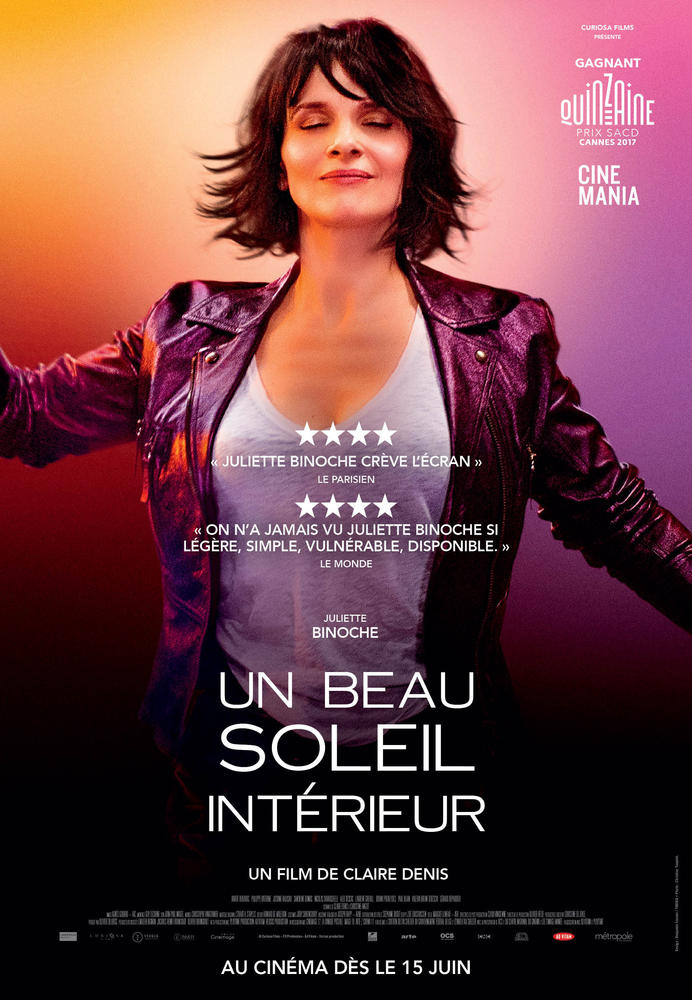 UN BEAU SOLEIL INT RIEUR 2018 Film Cinoche